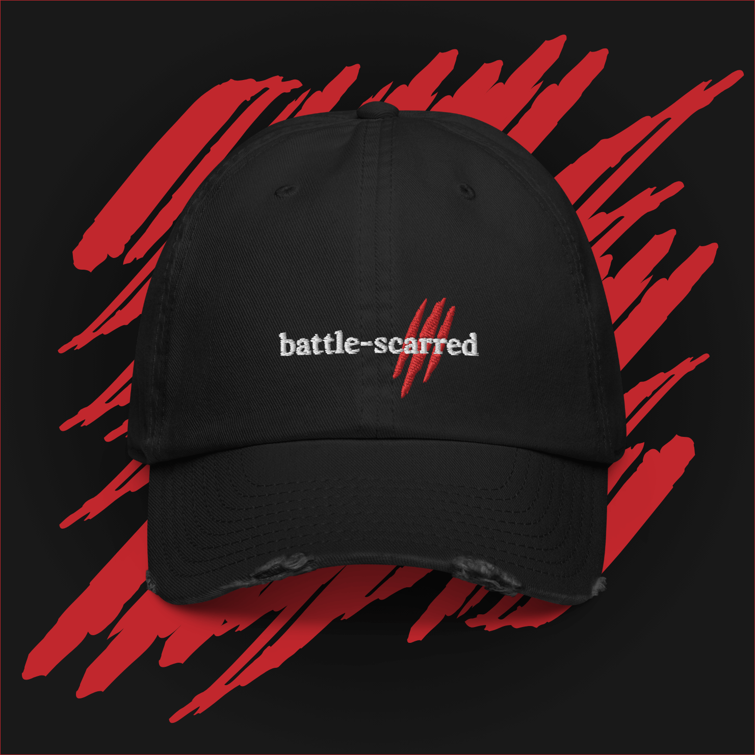 Battle-Scarred Distressed Cap